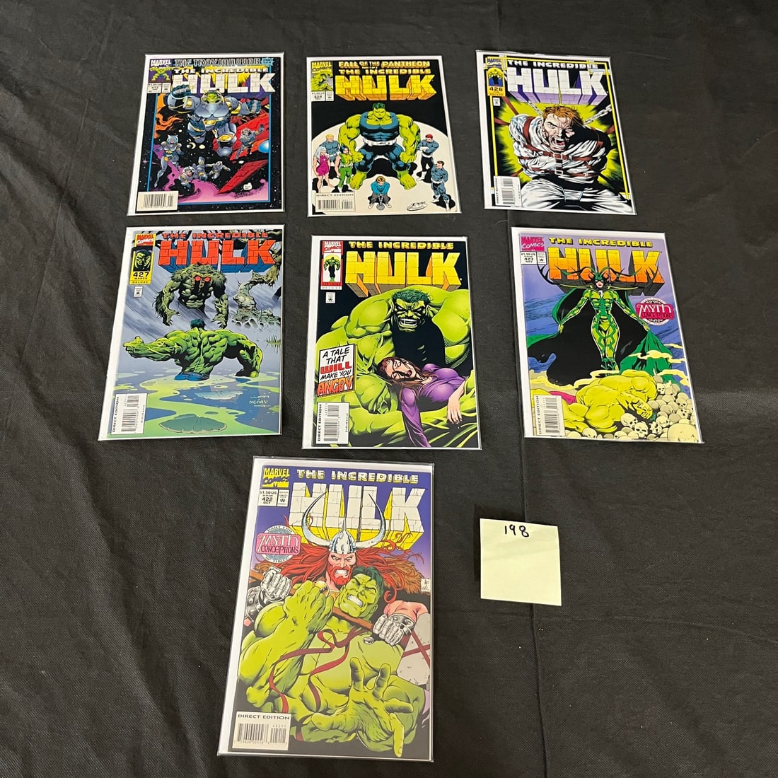Marvel Comics Incredible Hulk Copper Age Comic Books, w/ Hela (1 of 1)