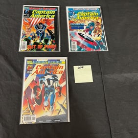 Marvel Comics Captain America Comic Books w/ #1 Issue