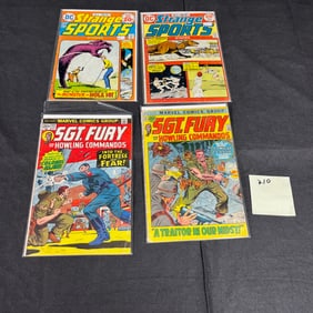 Marvel & DC Comics Bronze Age Comic Books w/ Sgt. Fury