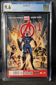 Marvel Comics Avengers 1 CGC 9.6 Comic Book