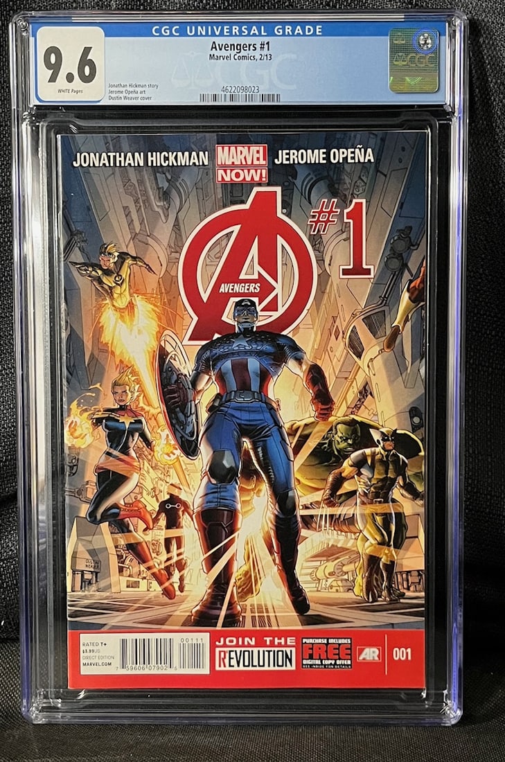 Marvel Comics Avengers 1 CGC 9.6 Comic Book (1 of 1)