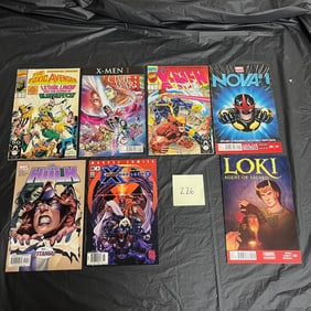 Marvel Modern Age Comic Book w/ Nova #1 She-Hulk, Loki