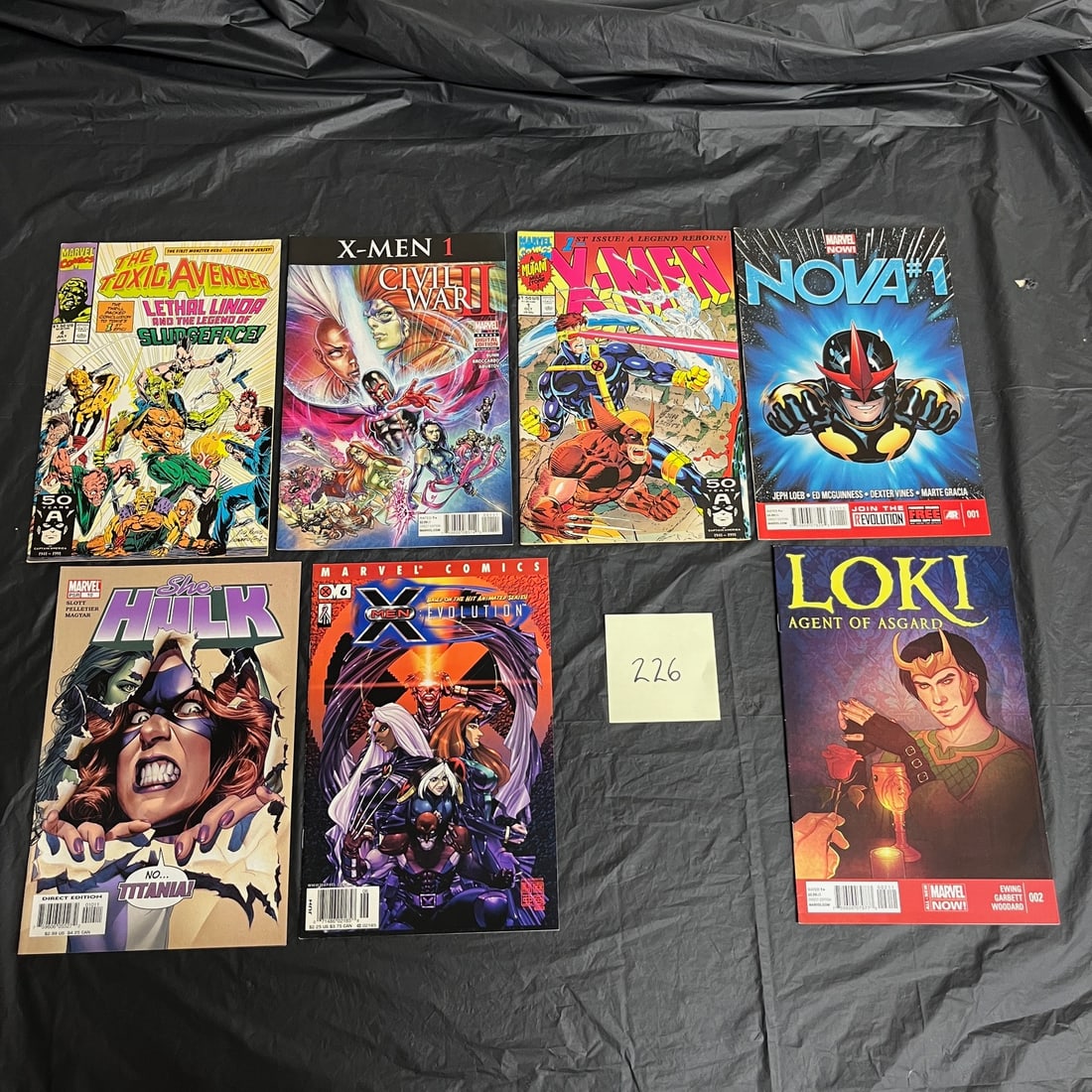 Marvel Modern Age Comic Book w/ Nova #1 She-Hulk, Loki (1 of 2)