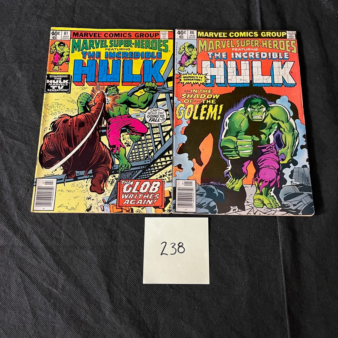 Marvel Super Heroes Feat. Hulk Marvel Bronze Age Comic Books (1 of 2)