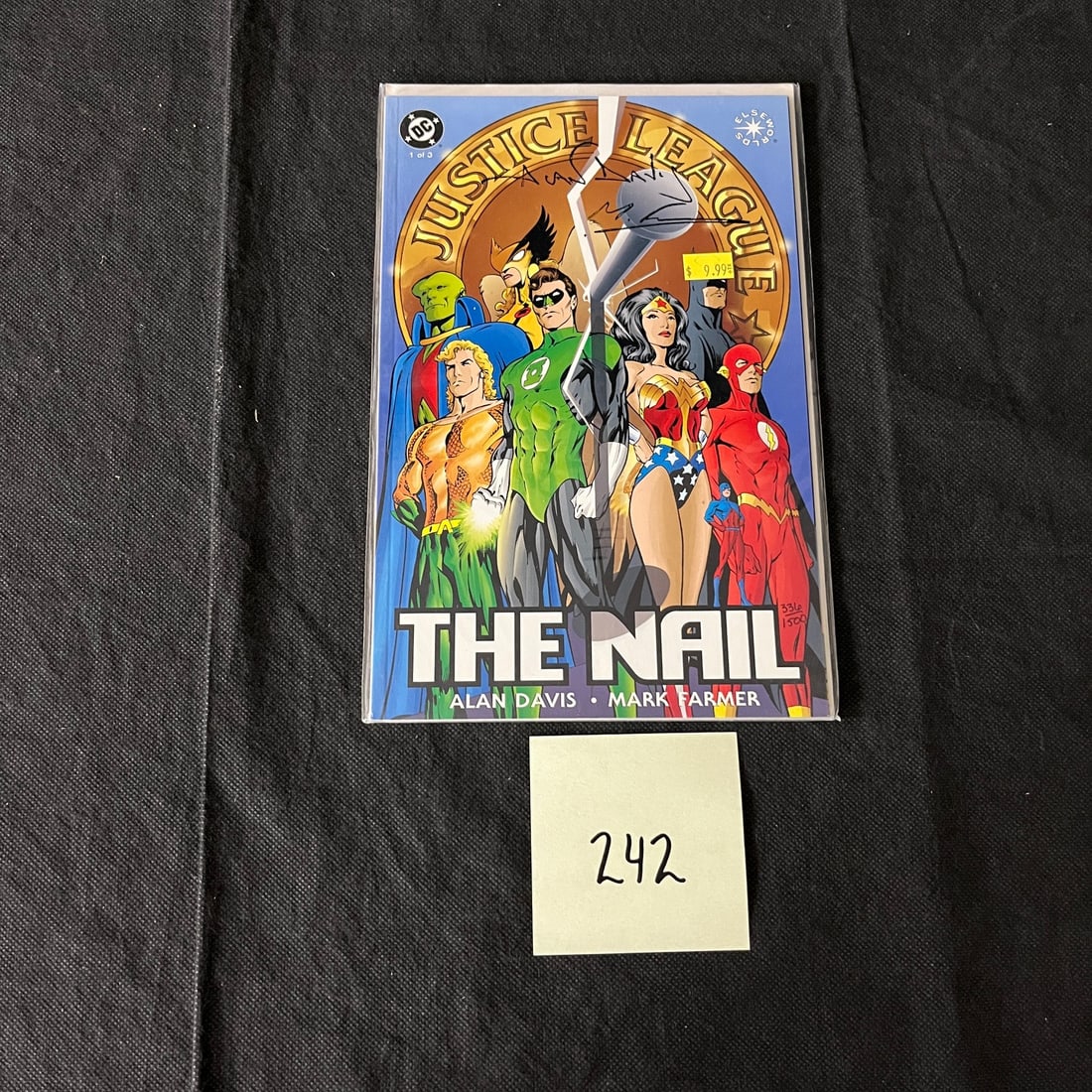 Alan Davis & Mark Farmer Signed JLA Comic #336/1500 DF COA (1 of 2)