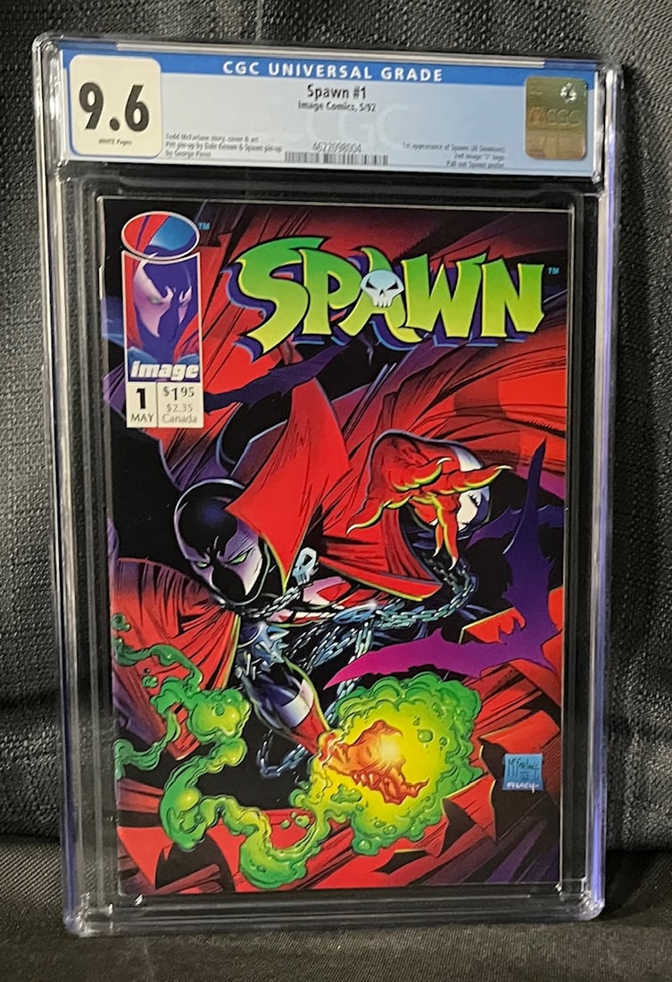 Spawn 1 1st App of Spawn Todd McFarlane Art CGC 9.6 (1 of 1)