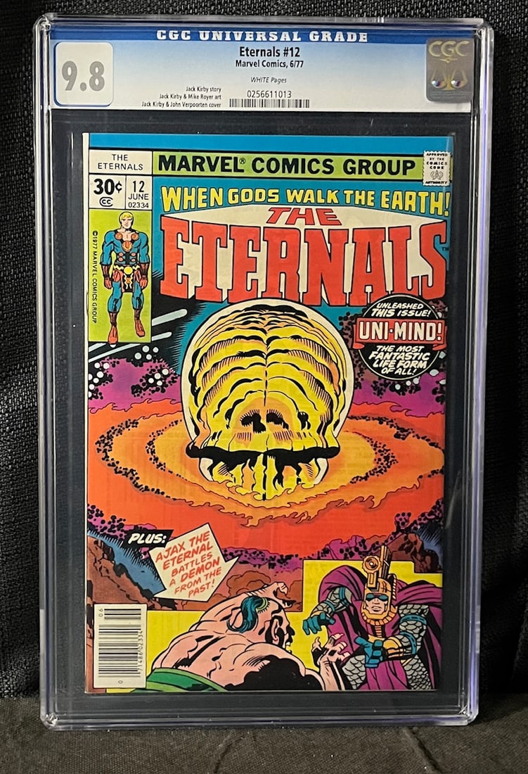 Eternals 12 CGC 9.8 1st app Uni-Mind Jack Kirby Bronze Age Key 9.8 Comic Book! (1 of 1)