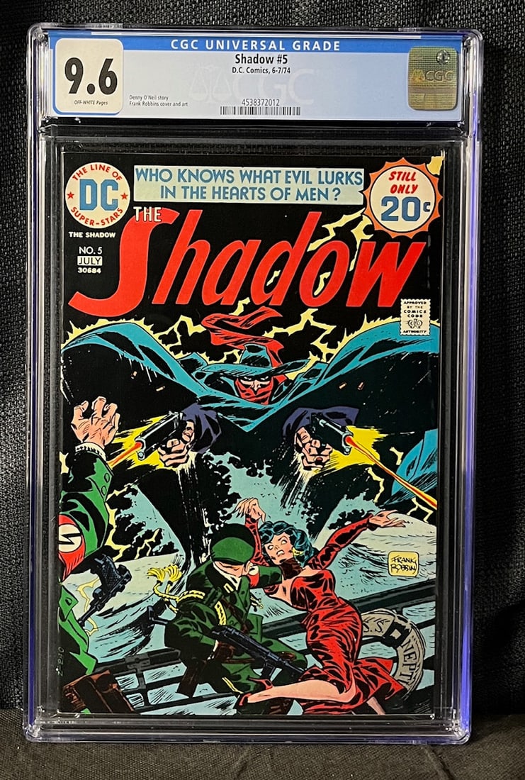 Shadow 5 DC Bronze Age Comic Book CGC 9.6 (1 of 1)