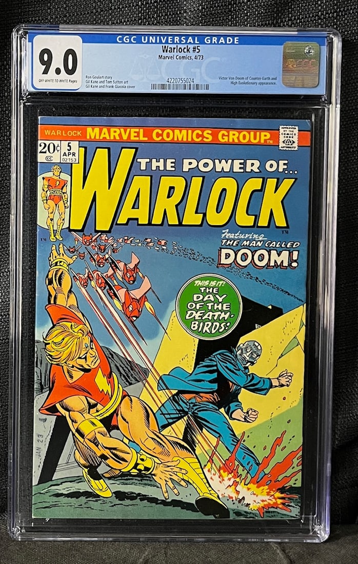 Warlock 5 Marvel Bronze Age Comic Book CGC 9.0 (1 of 1)