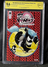 My Nightmarish Little Venomous Ponies Comic Signed & Sketch by Marat Myhaels #68/100 CBCS 9.6