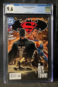 Superman/Batman 8 Michael Turner Art CGC 9.6 Comic Book