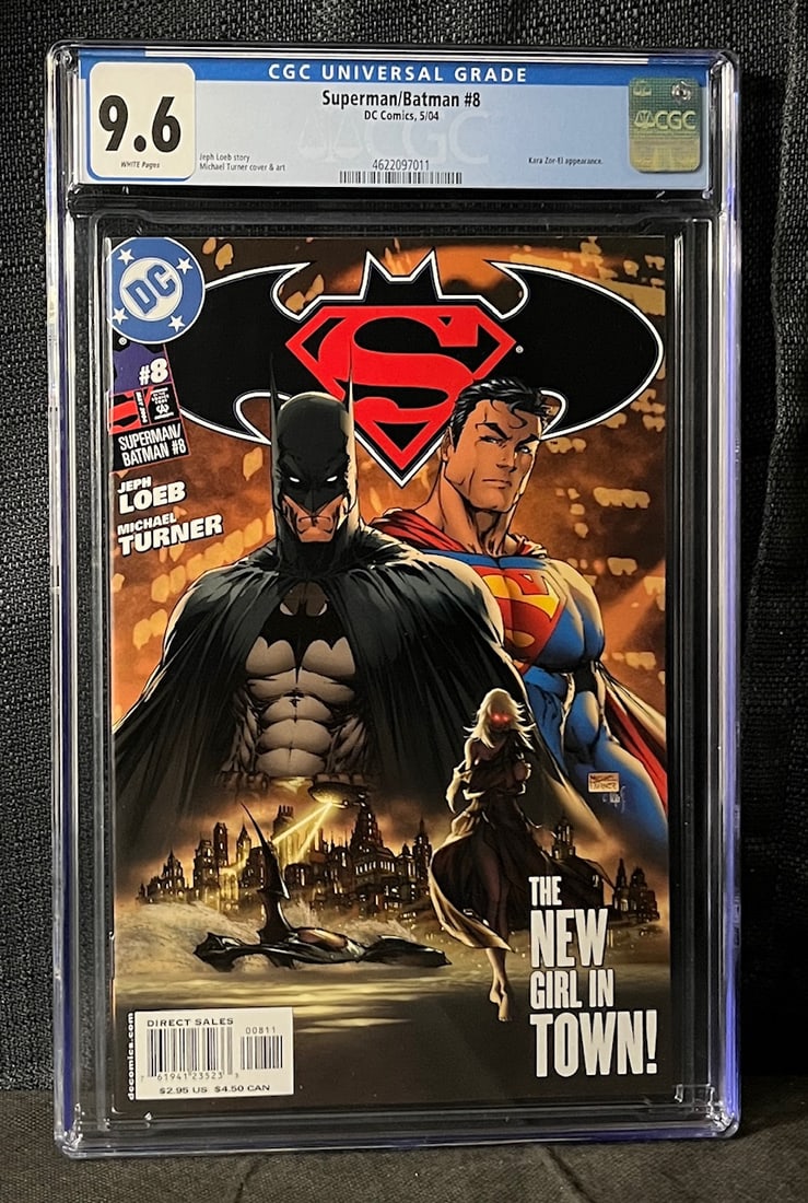 Superman/Batman 8 Michael Turner Art CGC 9.6 Comic Book: We ship in-house! We ship internationally. We also offer pick up and we offer a discount for cash payments. Please look at pictures carefully to determine what you believe are the condition of each lo