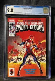 Spider-Geddon #0 Comic Mint LE Variant CGC 9.8