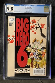 Big Hero 6 1 CGC 9.8 Comic Book