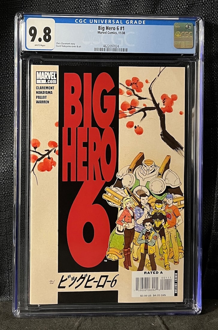 Big Hero 6 1 CGC 9.8 Comic Book (1 of 1)