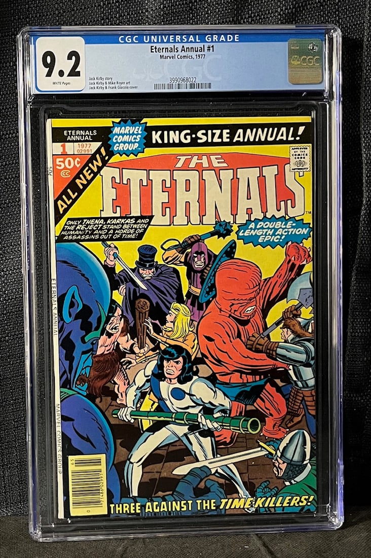Eternals Annual 1 CGC 9.2 Jack Kirby Bronze Age Marvel Comic Book (1 of 1)