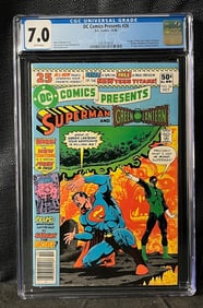 DC Comics Presents 26 1st App Bew Teen Titans, Raven, Cyborg, Starfire CGC 7.0 Newsstand Ed.