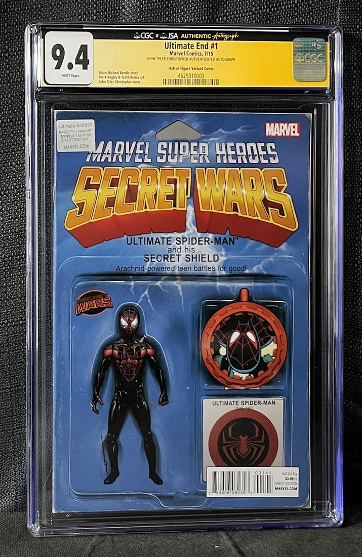 Ultimate End 1 Comic Signed by John Tyler Christopher CGC/JSA 9.4 (1 of 1)