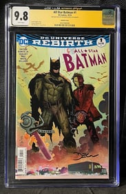 All Star Batman 1 Comic Signed by Declan Salvey CGC/JSA 9.8 Comic Book