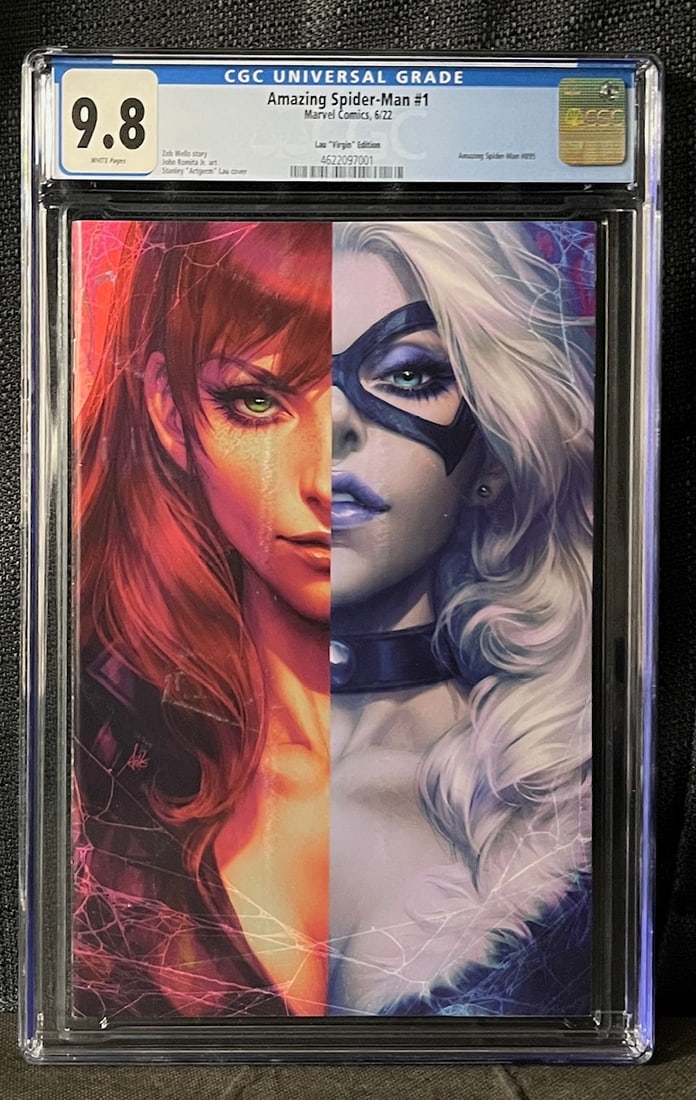 Amazing Spider-man 1 Lau Virgin Ed. Comic Book CGC 9.8 (1 of 1)