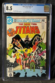New Teen Titans 1 DC Key Bronze Age Comic Book CGC 8.0