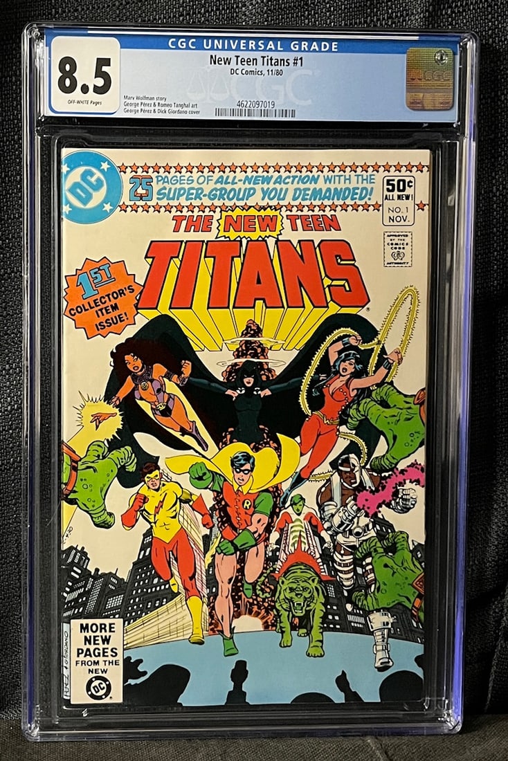 New Teen Titans 1 DC Key Bronze Age Comic Book CGC 8.0 (1 of 1)