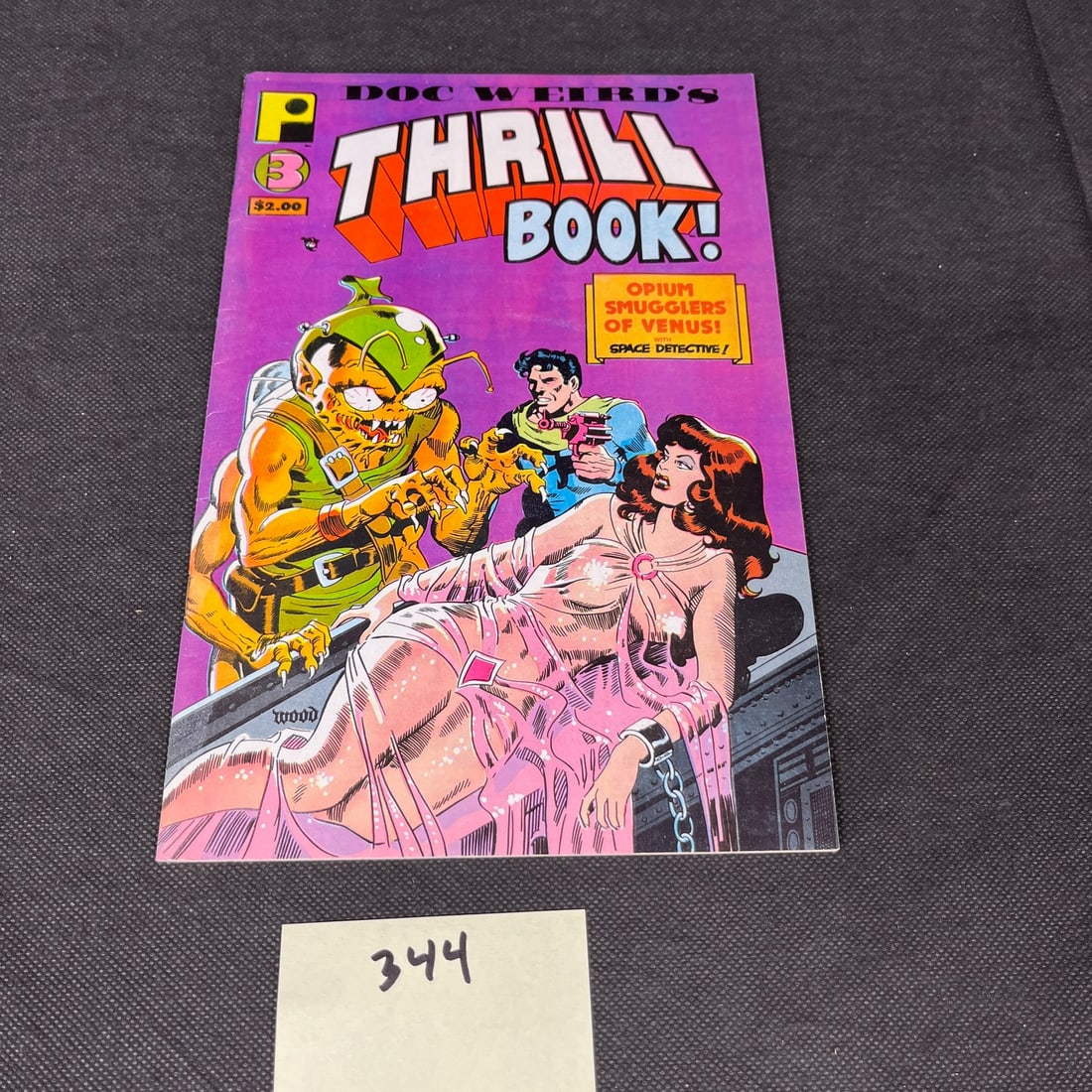 Thrill Book 3 Wally Wood Bondage Sci-Fi Cover Comic Book (1 of 2)