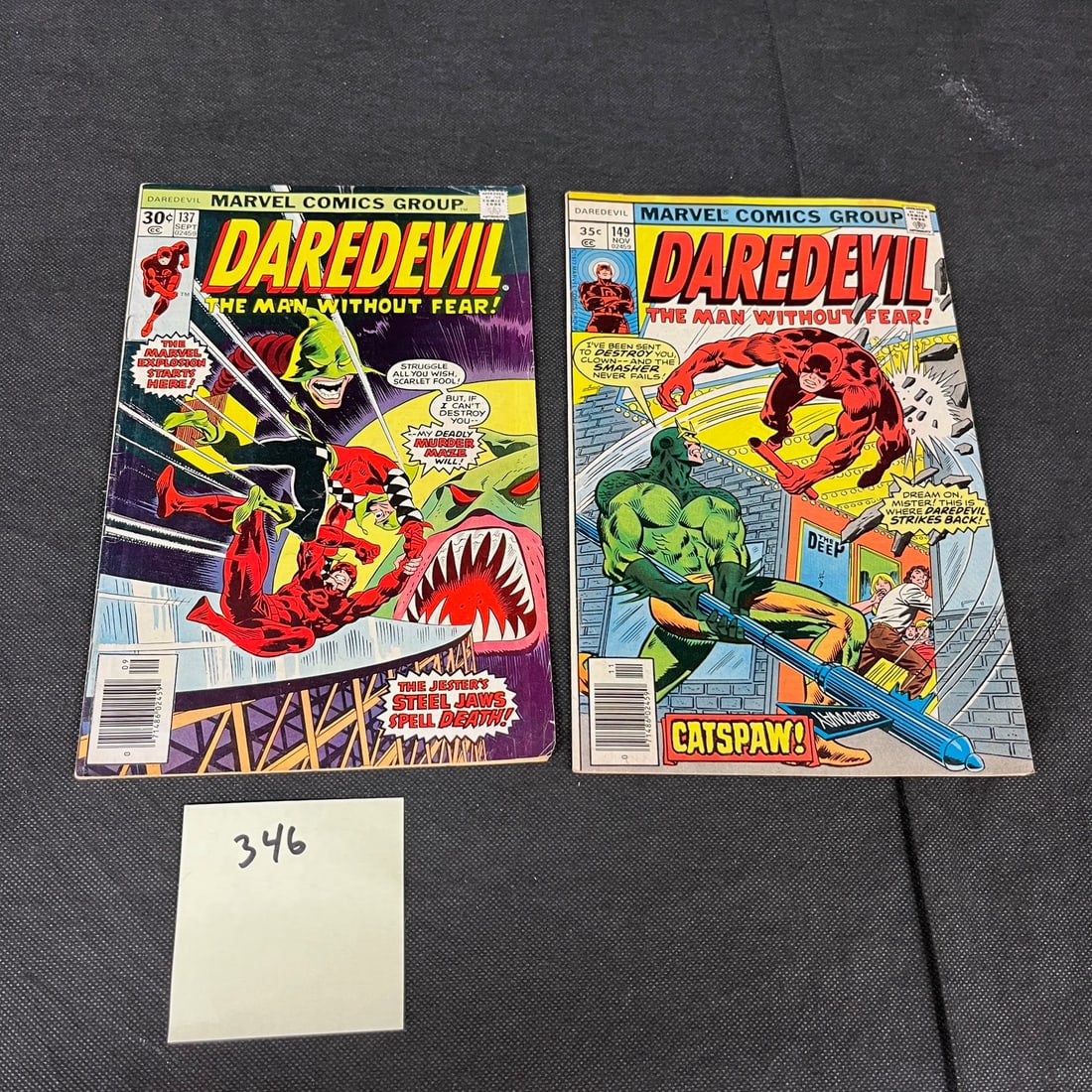 Daredevil 137 & 149 Marvel Bronze Age Comic Books (1 of 2)