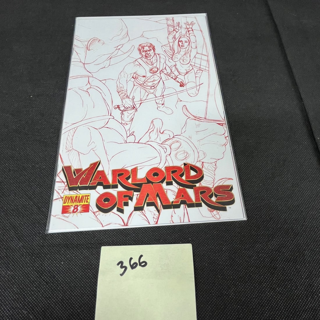 Warlord of Mars 8 1:20 Retail Incentive Variant Cover Bondage Cover (1 of 1)
