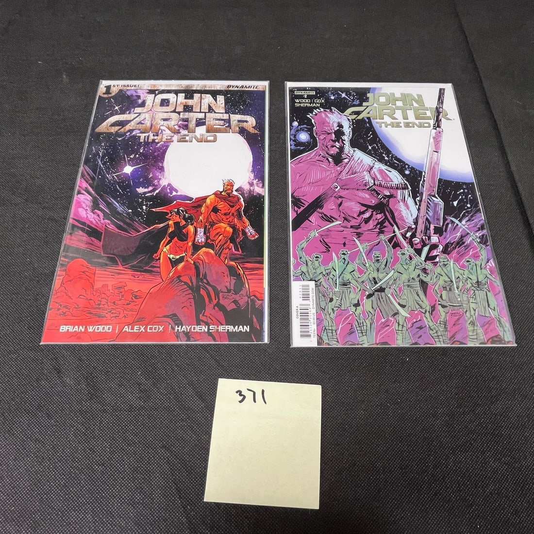 John Carter the End 1 & 2 Dynamite Modern Age Comic Books (1 of 1)