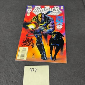 Punisher War Zone Comic Book Signed by Chuck Dixon
