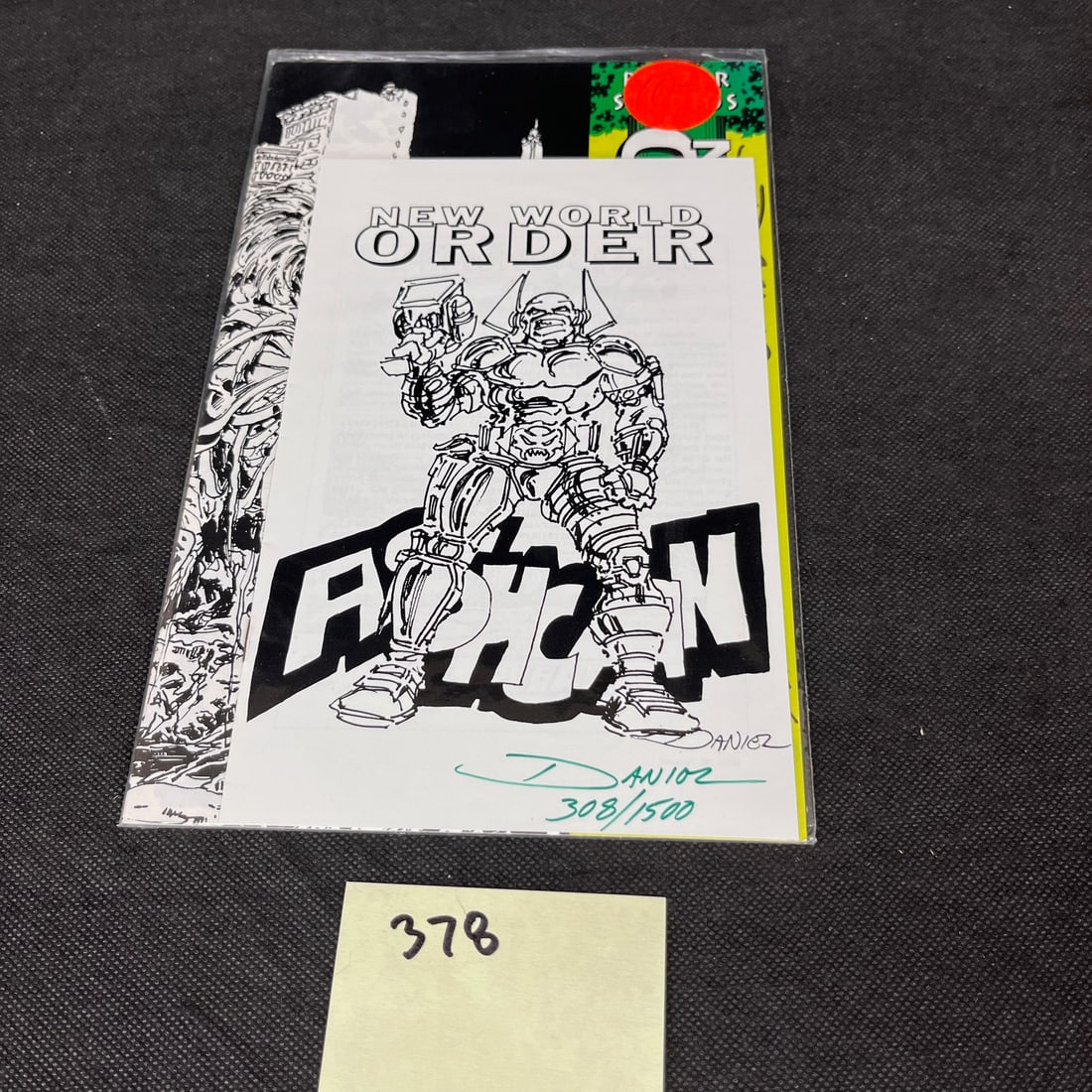 Signed & Numbered New World Order Comic Book Sealed in Polybag (1 of 2)