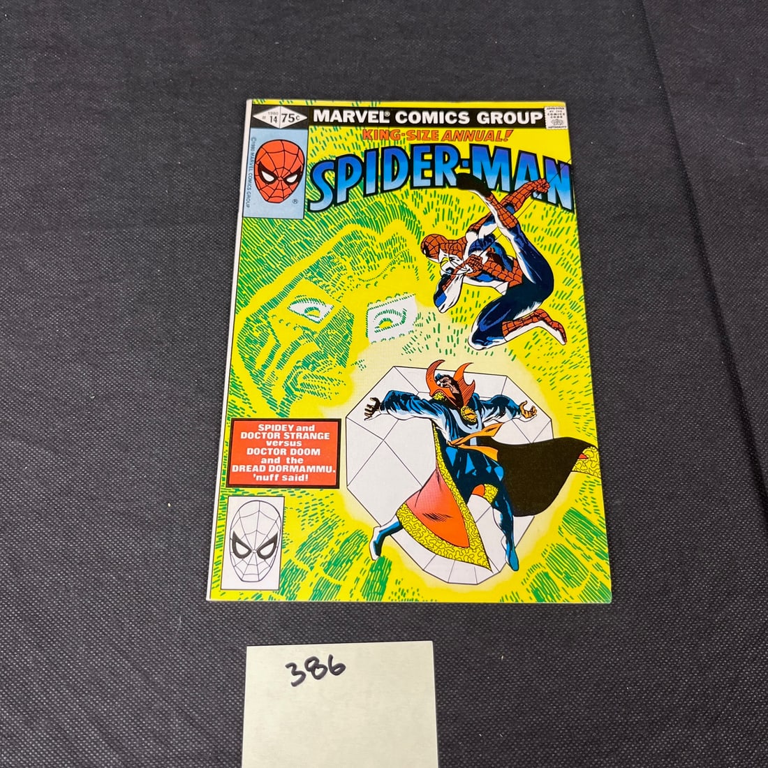Amazing Spider-man Annual 14 Dr. Doom App.: We ship in-house! We ship internationally. We also offer pick up and we offer a discount for cash payments. Please look at pictures carefully to determine what you believe are the condition of each lo