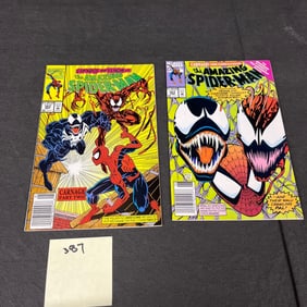 Amazing Spider-man 362 & 363 Newsstand Edition Comic Books