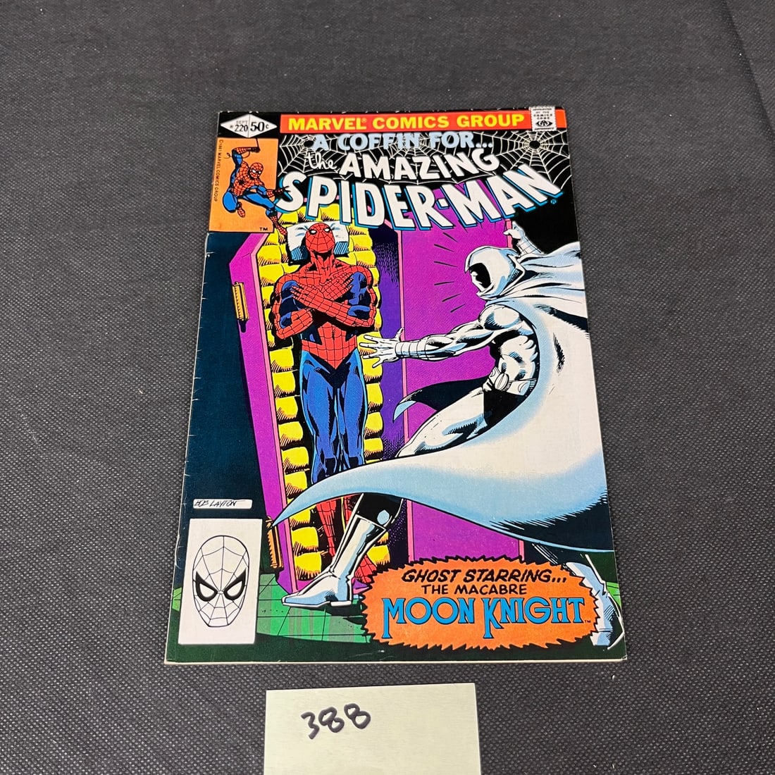 Amazing Spider-man 220 Moon Knight App. Marvel Bronze Age Comic Book (1 of 2)