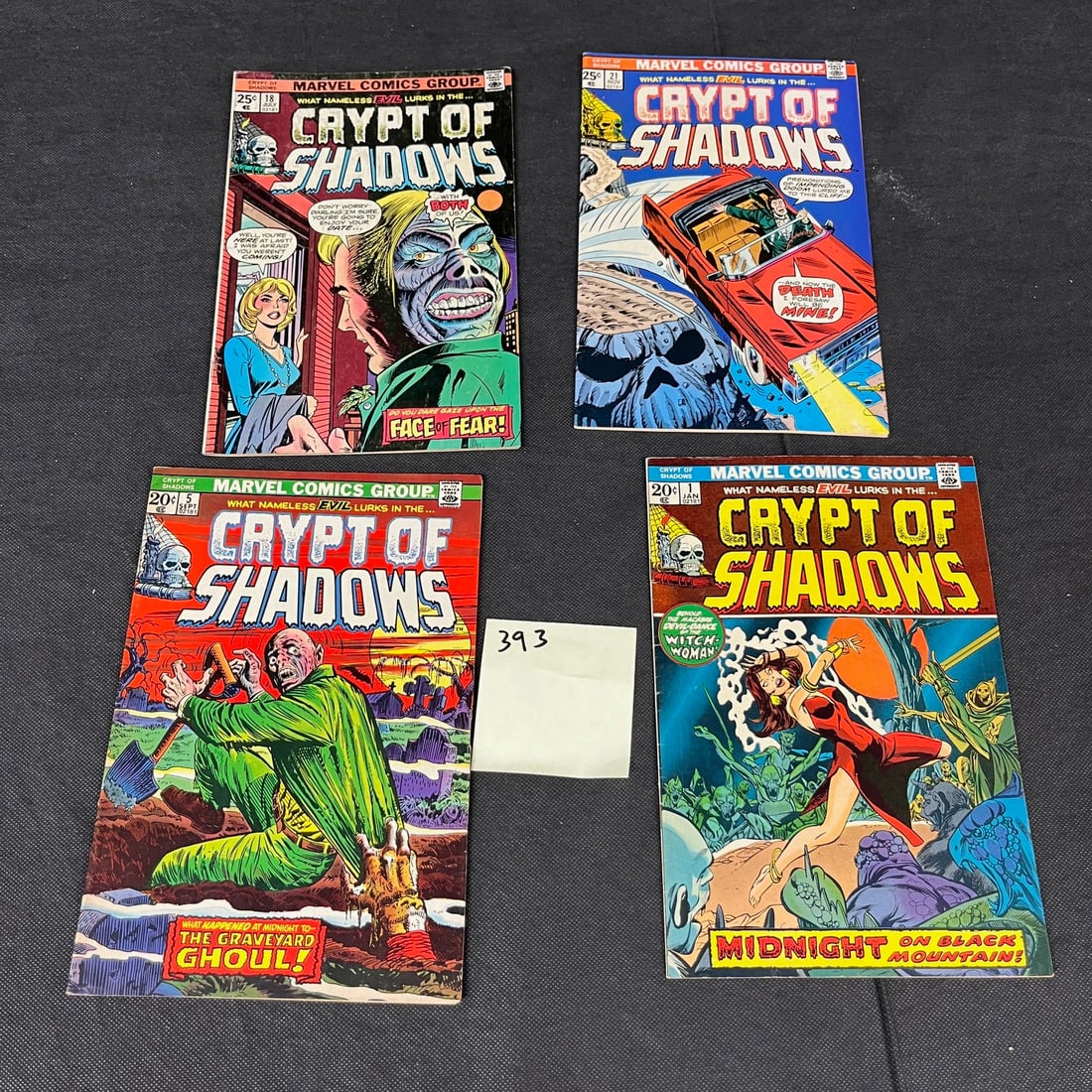 Crypt of Shadows Marvel Bronze Age Horror Comic Books w/#1 Issue (1 of 2)