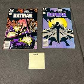 Batman 405 & 406 Newsstand Edition Comic Books