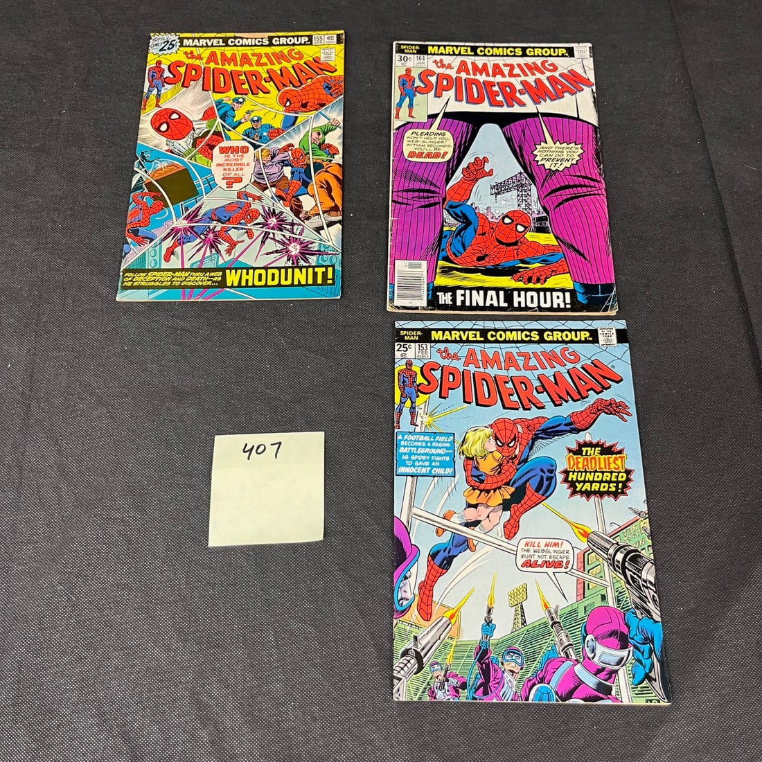 Amazing Spider-man Bronze Age Comic Books: We ship in-house! We ship internationally. We also offer pick up and we offer a discount for cash payments. Please look at pictures carefully to determine what you believe are the condition of each lo