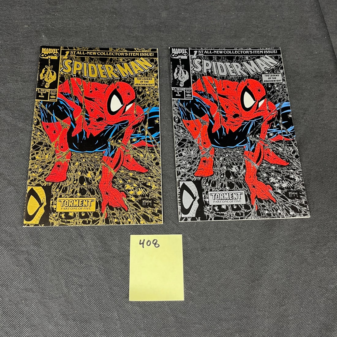 Spider-man 1 Todd McFarlane Art, Silver & Gold Variants (1 of 2)