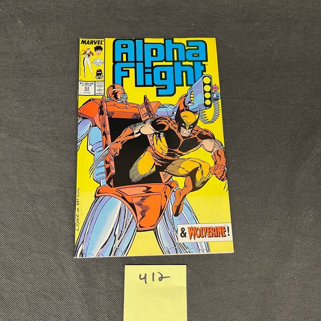 Alpha Flight 53 Jim Lee 2nd Marvel Comics Work (1 of 2)
