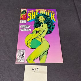 Sensational She-hulk 34 John Bryne Classic Cover Marvel Comic Book