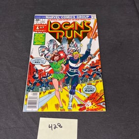 Logan's Run 1 Marvel Bronze Age Key Comic Book