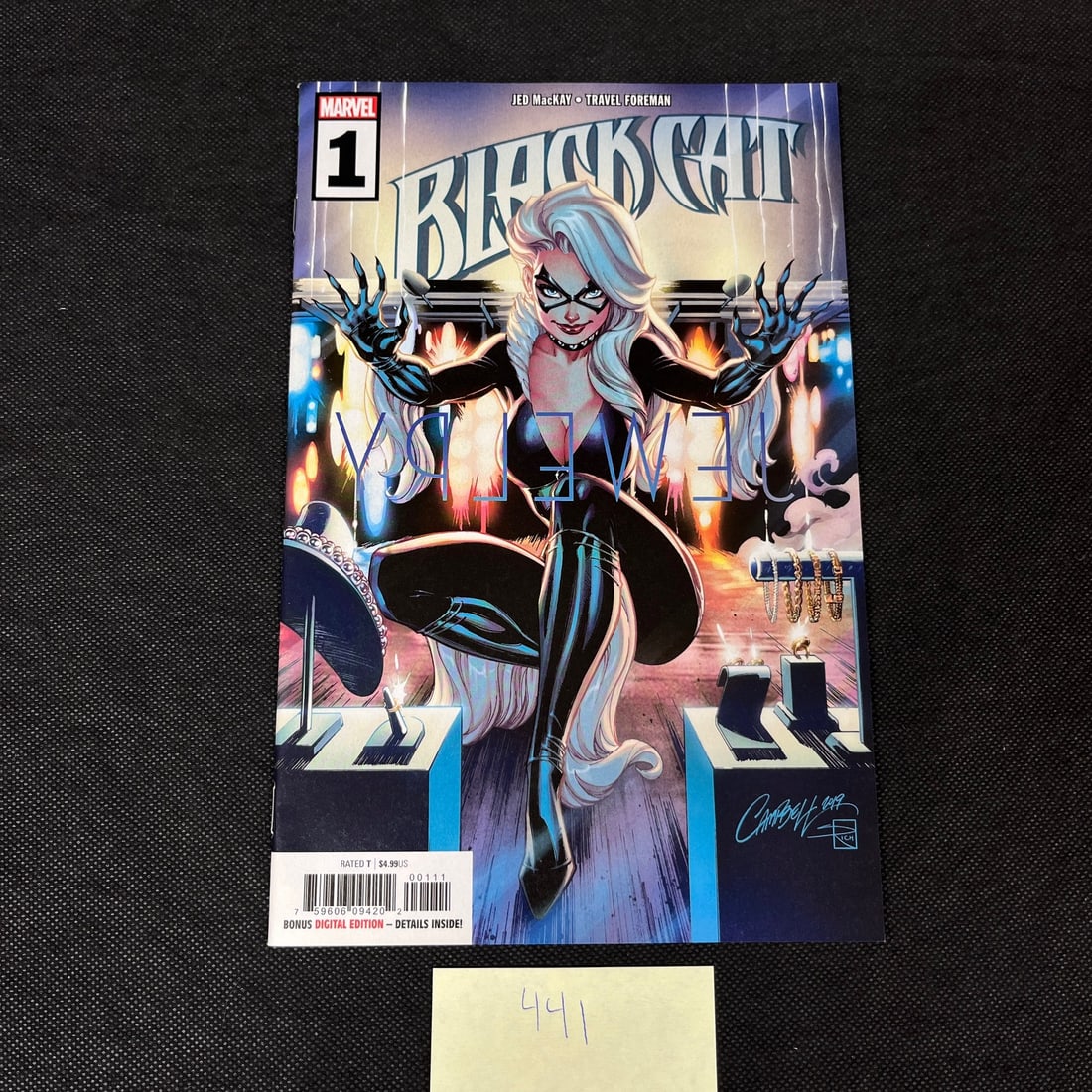 Black Cat 1 Marvel Modern Age Comic Book J. Scott Campbell Cover (1 of 2)