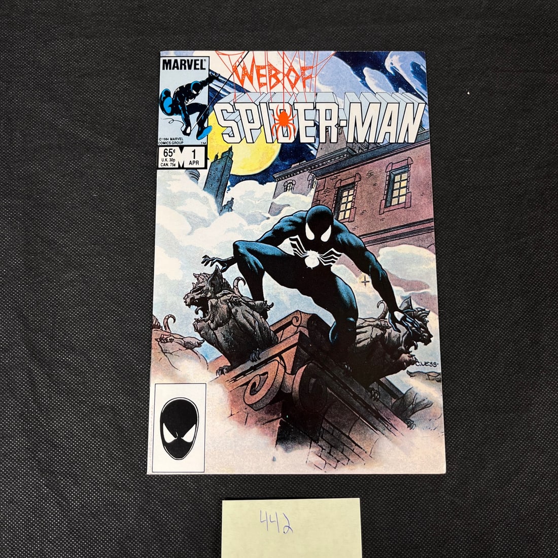 Web of Spider-man 1 Painted Cover Marvel Copper Age Comic Books (1 of 2)