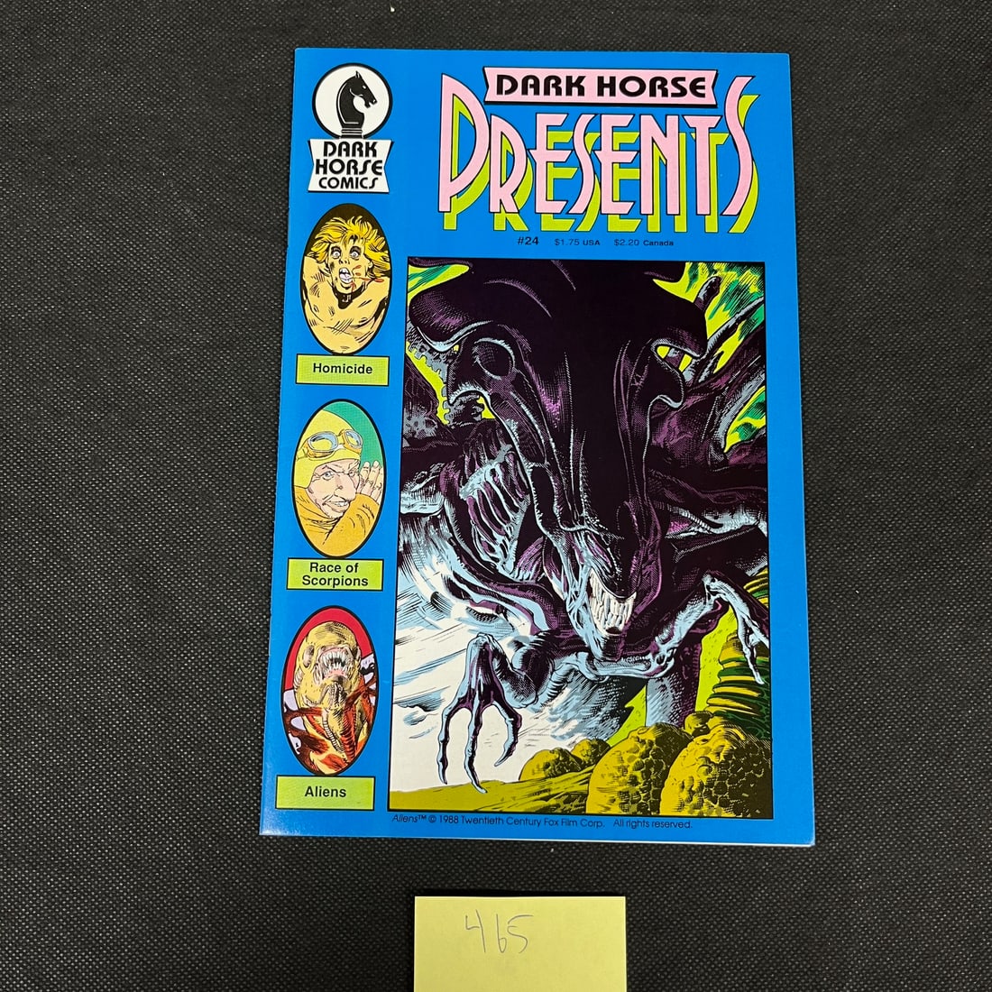 Dark Horse Comics Presents 24 Key Aliens Comic Book (1 of 2)