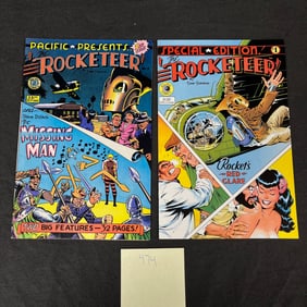 Pacific Presents Rocketeer 1 & 2 Comic Books