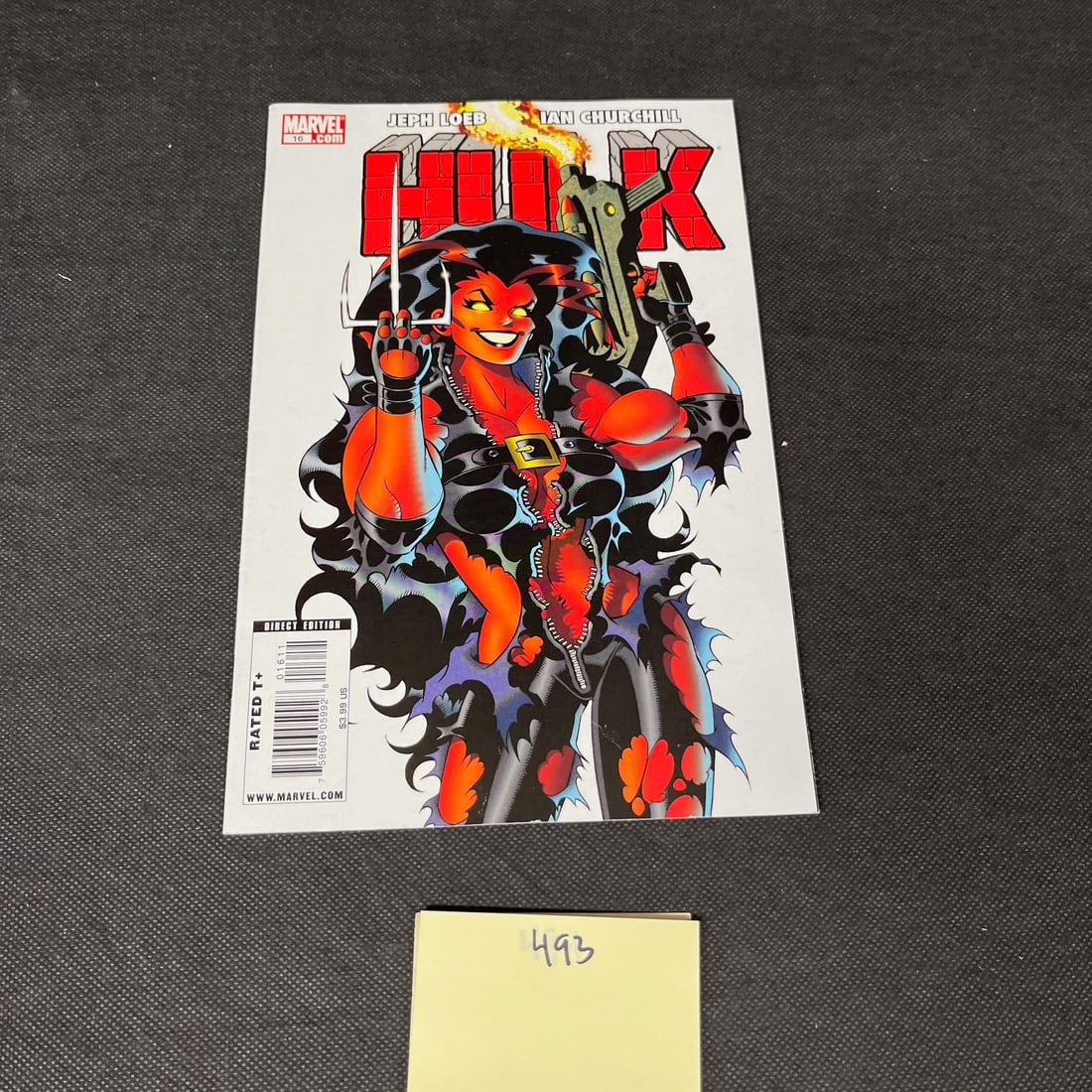 Hulk 16 1st Red She-Hulk Cover Modern Age Marvel Comic Book: We ship in-house! We ship internationally. We also offer pick up and we offer a discount for cash payments. Please look at pictures carefully to determine what you believe are the condition of each lo
