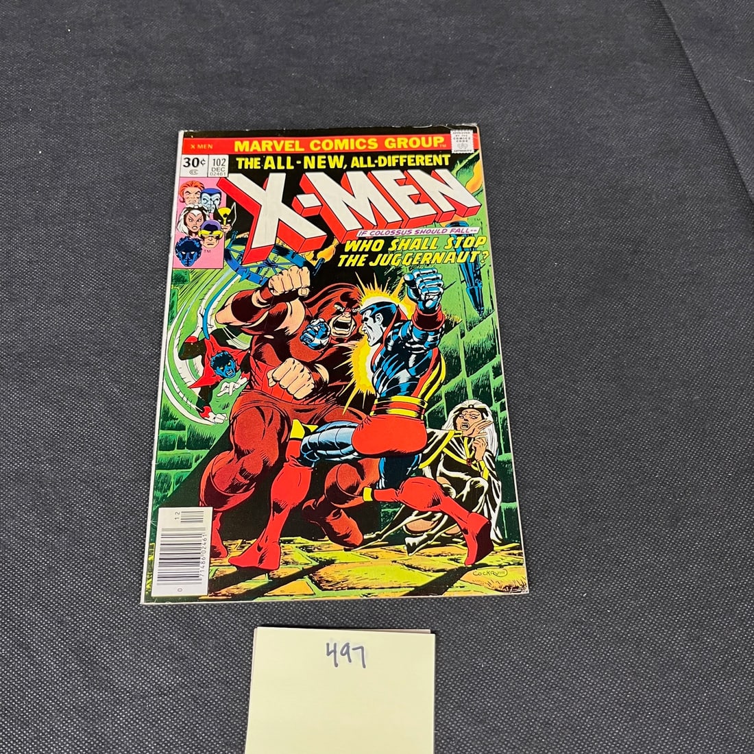 X-men 102 vs. Juggernaut Marvel Bronze Age Comic Book (1 of 2)