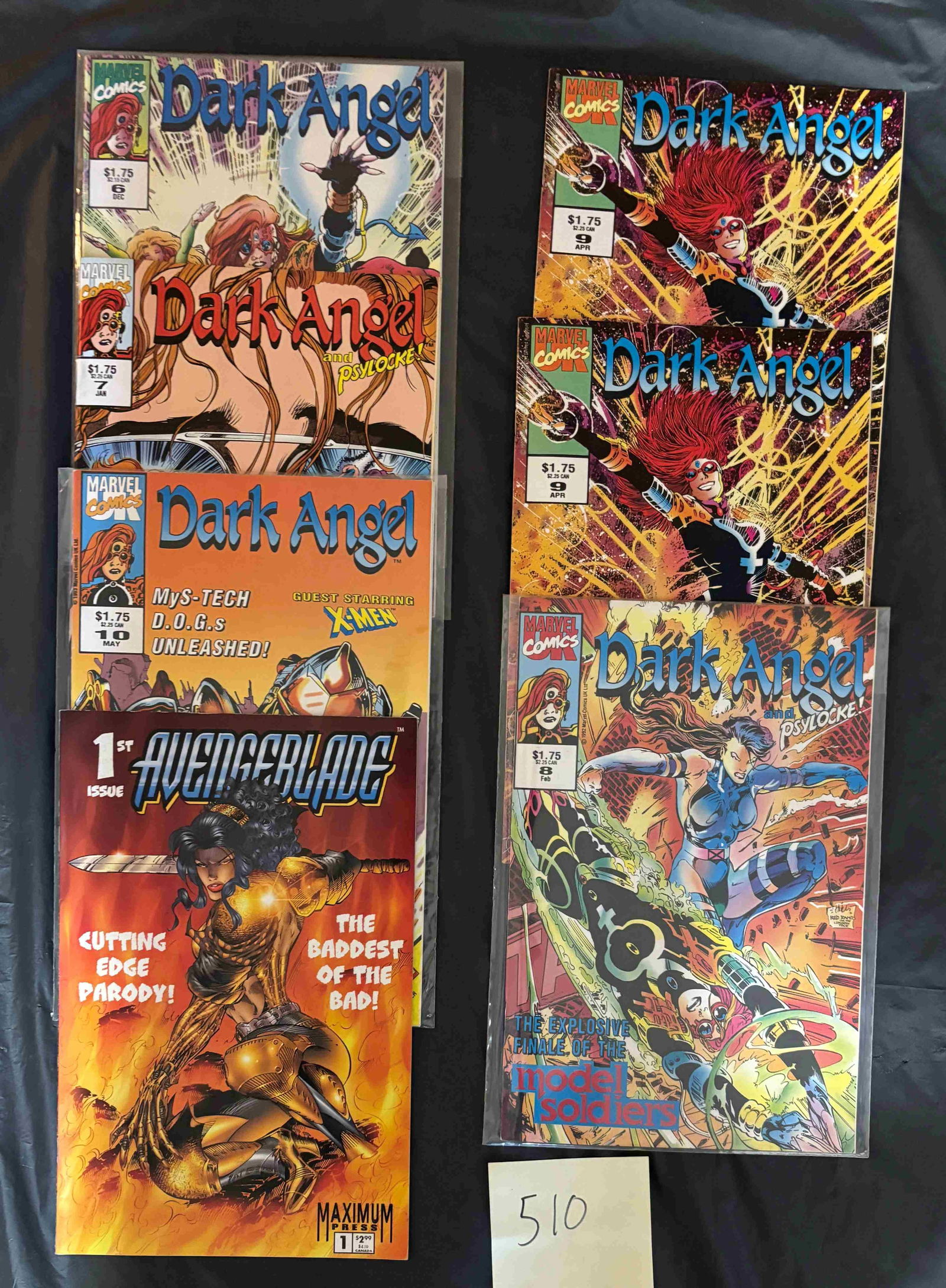 Avengeblade 1 Maximum Comics & Marvel Comics Black Angel Comic Books (1 of 1)