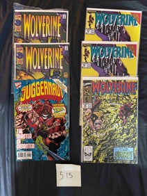 Marvel Comics Wolverine & Juggernaut Comic Books